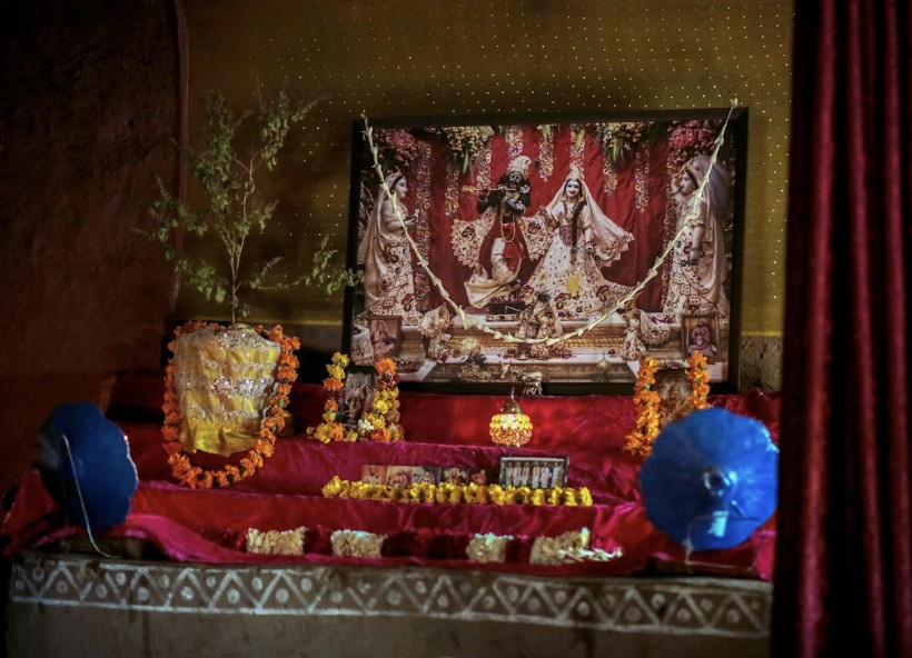 Kirtan in the temple